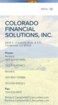 Mobile Screenshot of coloradofinancialsolutions.com